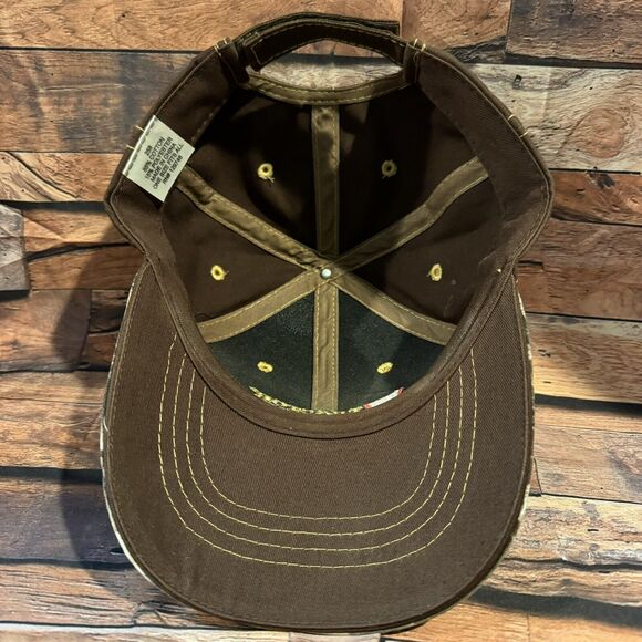 TSC Tractor Supply Co Hat Baseball Cap Brown Camo Bill Adjustable Unisex Farm - Picture 6 of 7
